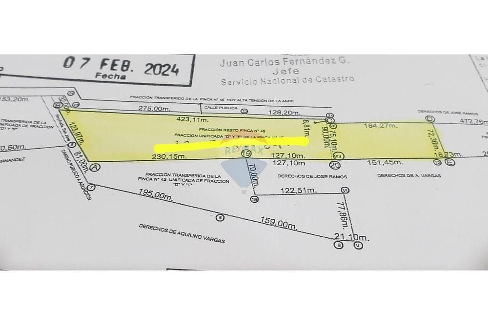 Terreno venta Limpio Peñon 4 hectareas