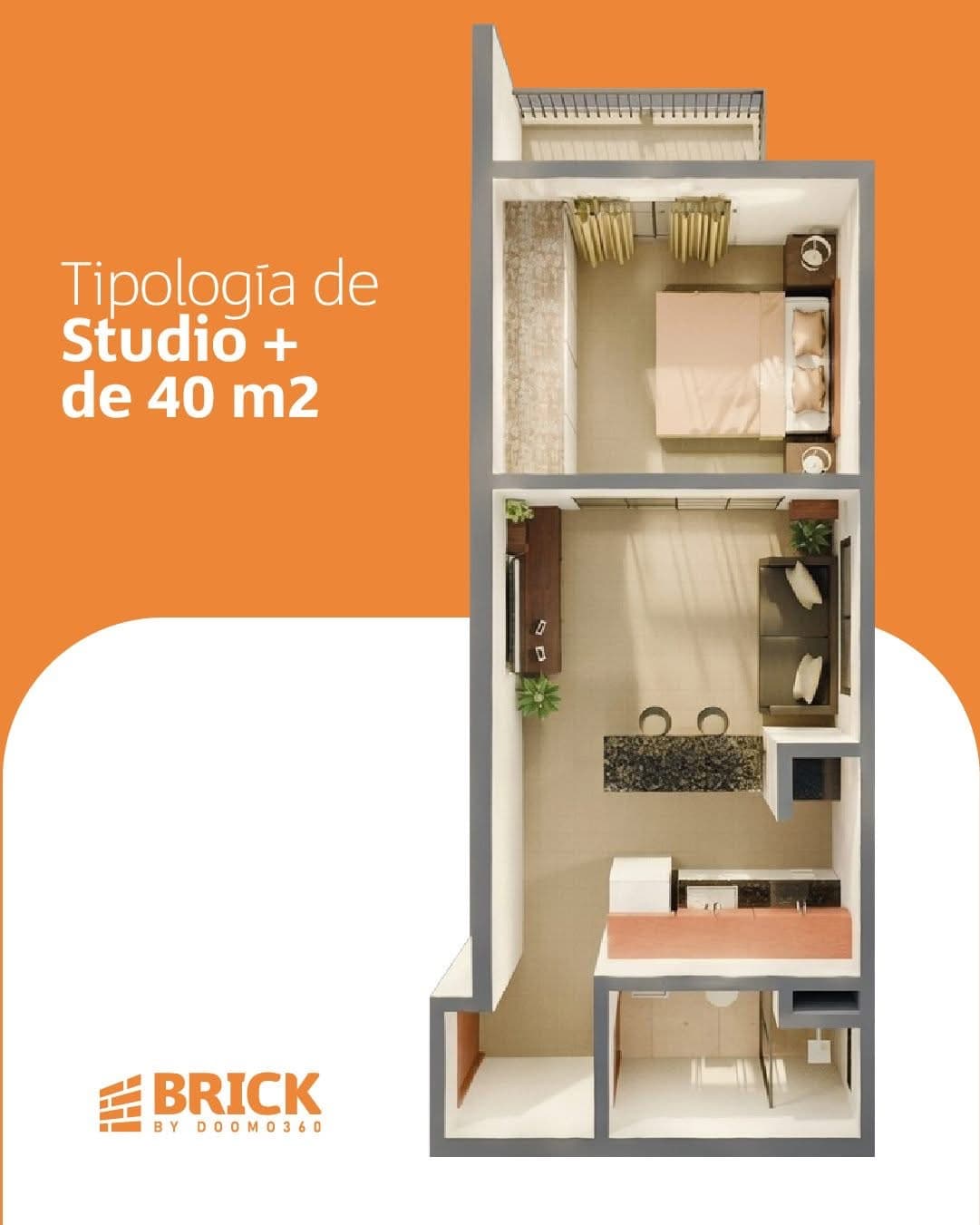 Departamento en pozo - edificio brick, foto 5