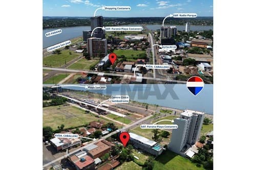 Terreno Comercial de 1300 M2 en Encarnación a metros de la Playa, foto 5
