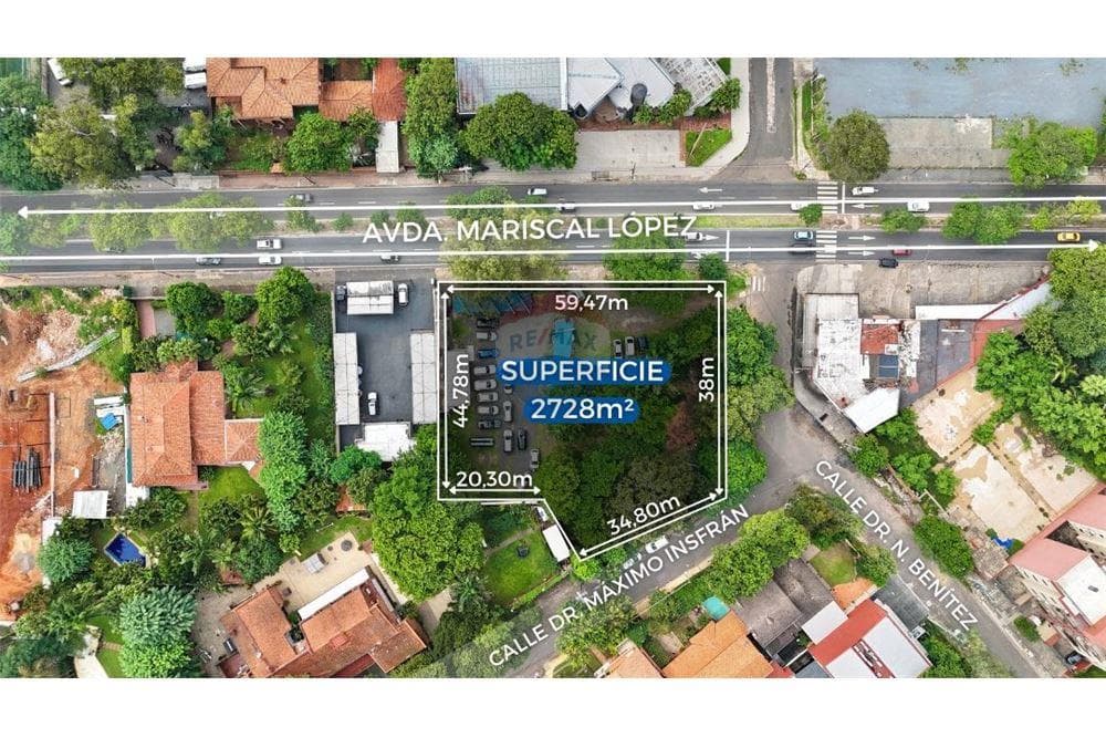 Terreno 2728m2 venta Villa Aurelia Paraguay, foto 2