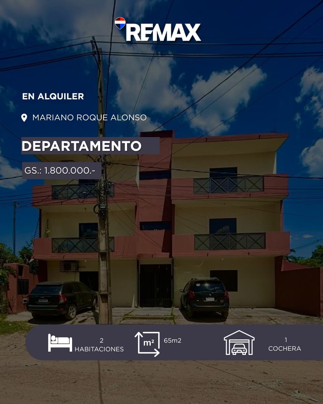 Departamento en alquiler en Mariano Roque Alonso