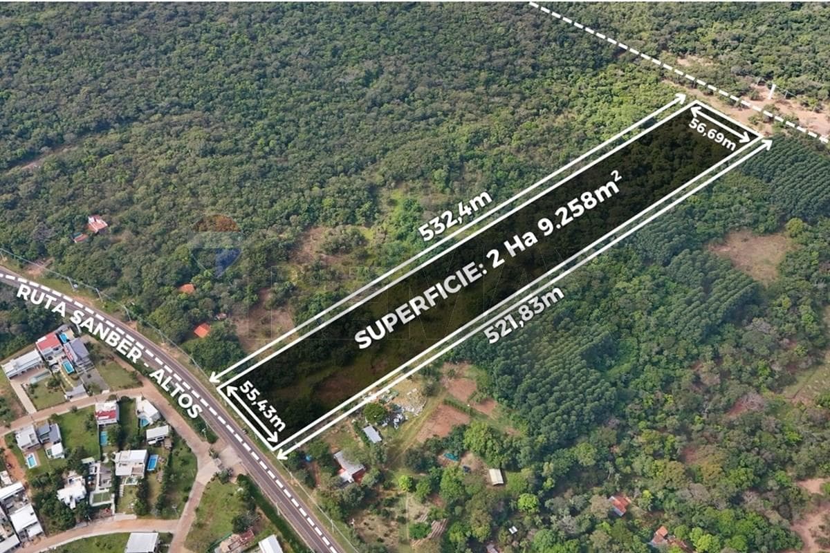 OPORTUNIDAD Terreno estratégico sobre Ruta Sanber–Altos