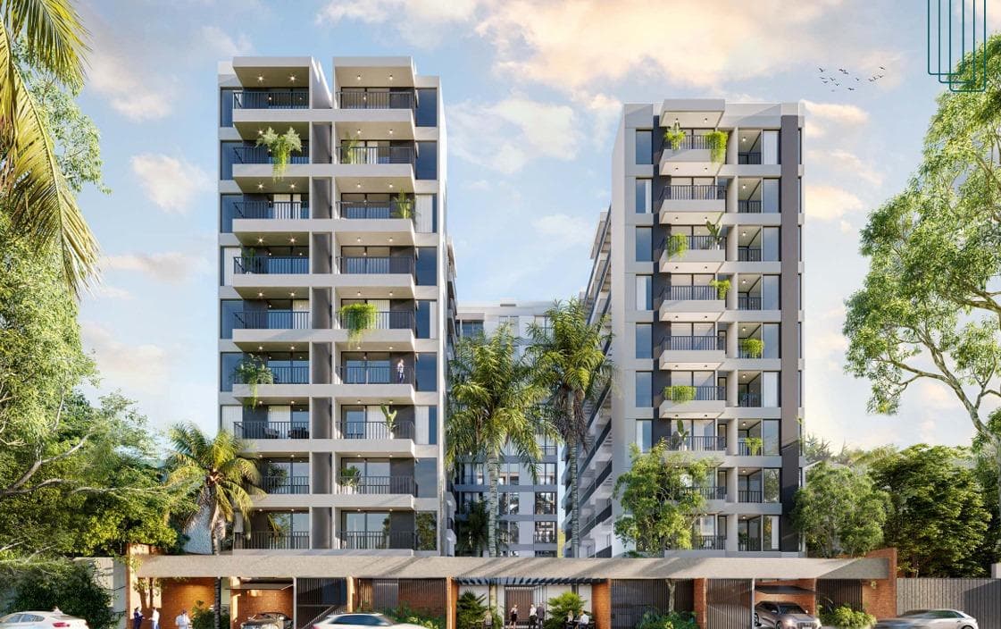 Departamento en venta monoambiente en Fernando de la Mora Zona Norte edificio 3 Kandú