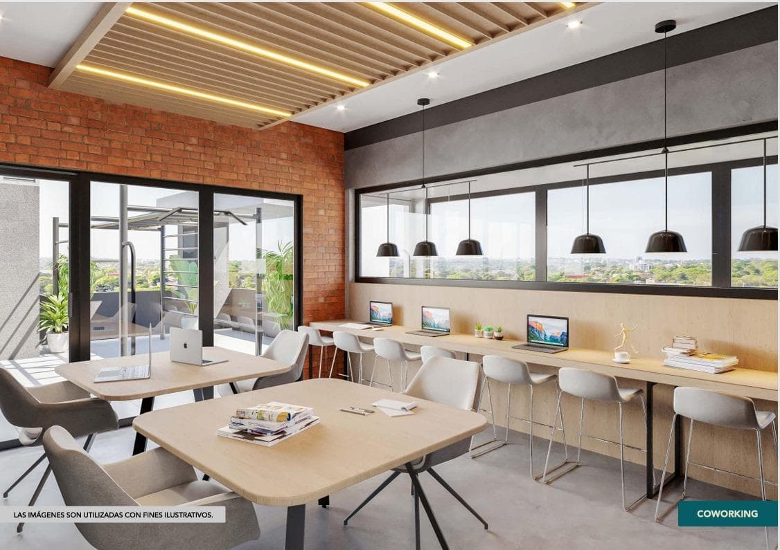 Departamento en venta monoambiente en Fernando de la Mora Zona Norte edificio 3 Kandú, foto 4