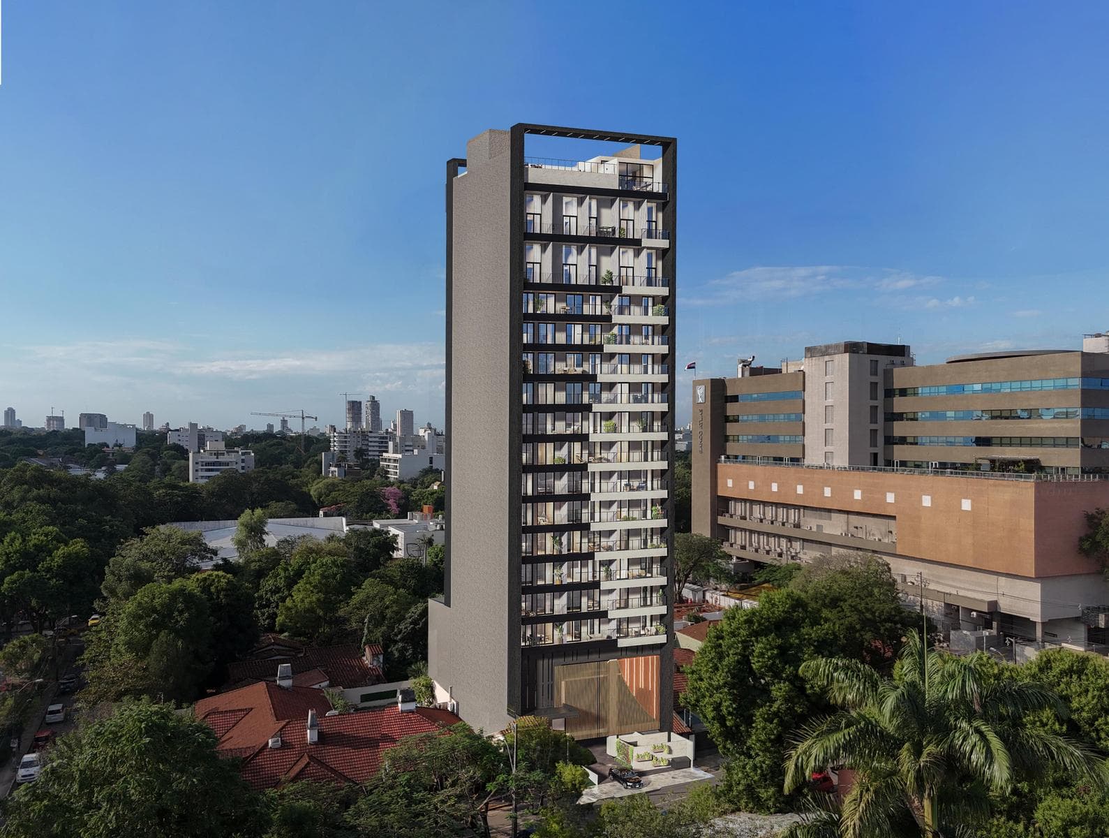 Departamento de 1 dormitorio en venta en Barrio Recoleta Asunción Edif Lumiere Mariscal — foto 1