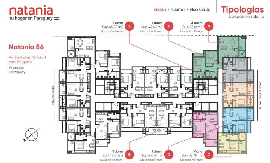 Departamento de 1 dormitorio en Venta Zona Santísima Trinidad Asunción Natania 86, foto 4