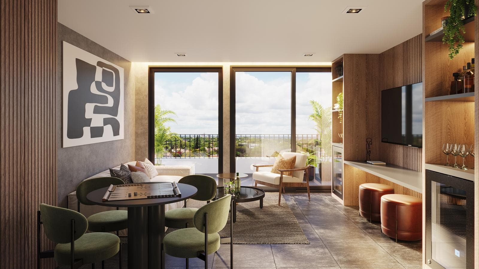 Departamento en venta 1 dormitorio en barrio Villa Morra Asunción en el Edificio Magallanes