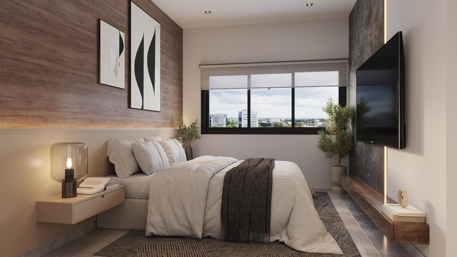 Departamento en venta 2 dormitorios en barrio Villa Morra Asunción en el Edificio Magallanes, foto 4