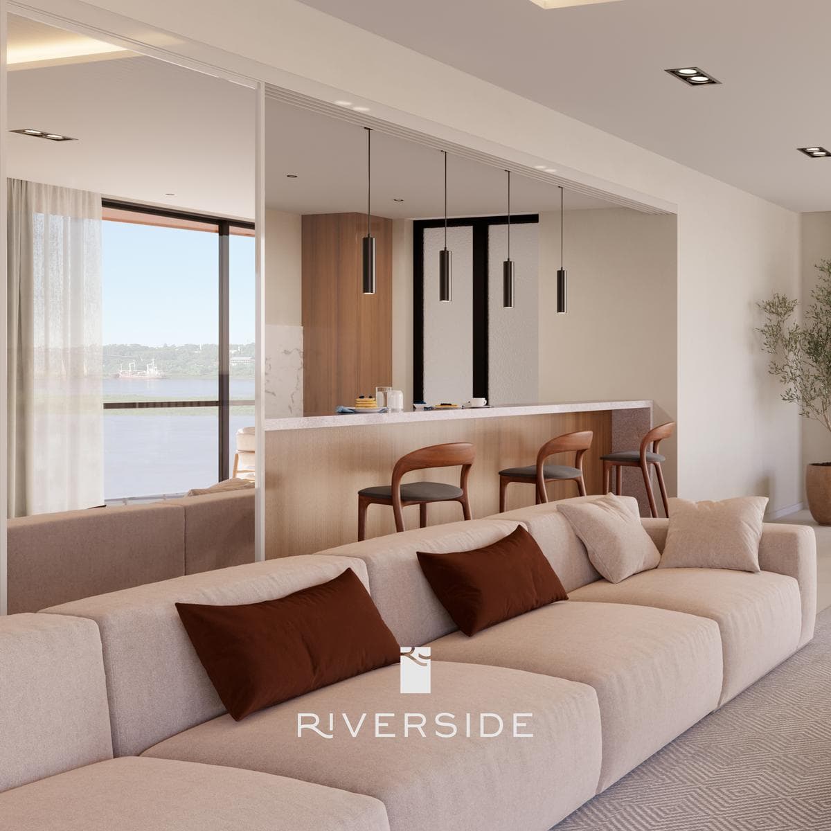 Departamento en venta de 3 dormitorios vista panorámica en El Delta Nueva Asunción, foto 3