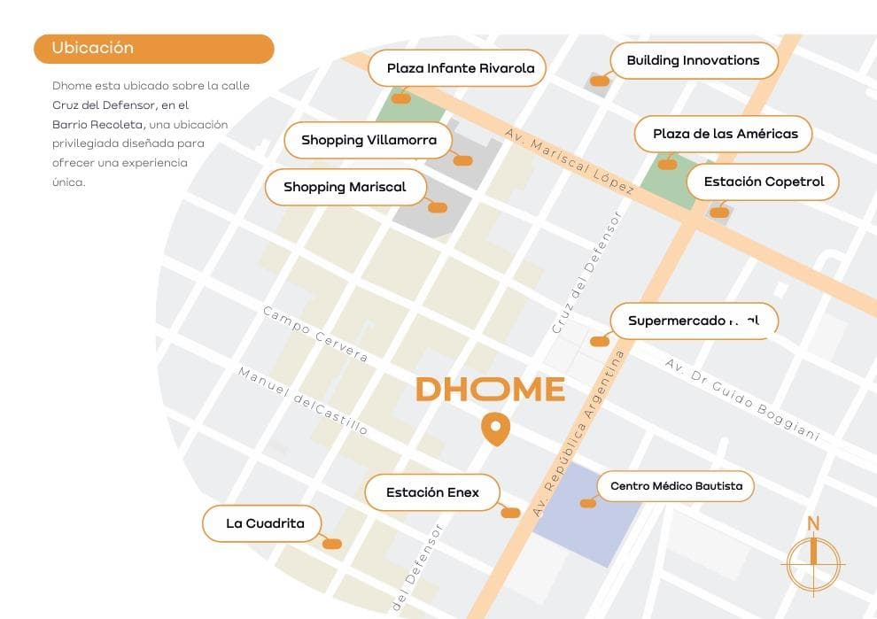 Departamento en venta monoambiente en barrio Recoleta Asunción edificio D Home — foto 4