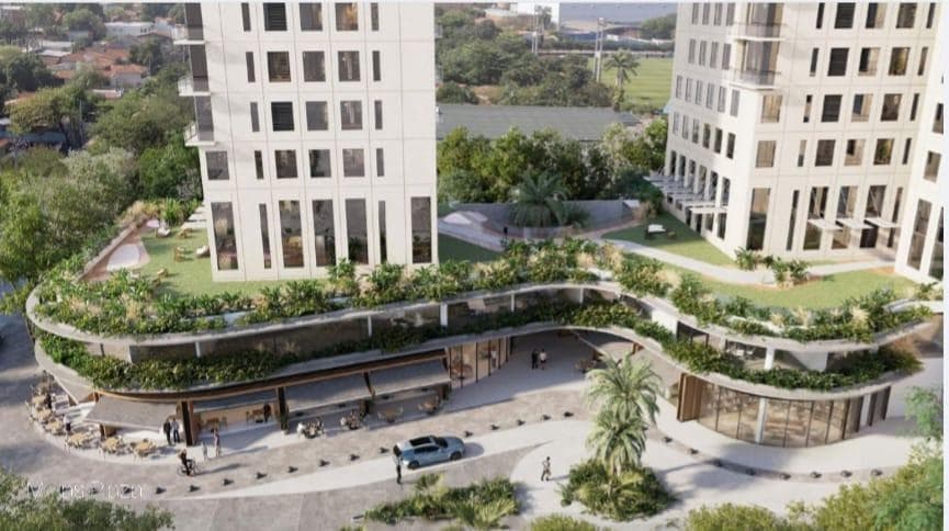 Departamento en venta de dos dormitorios tipo dúplex con balcón barrio Stma Trinidad Asunción Edificio Zuba Molas Plaza, foto 2