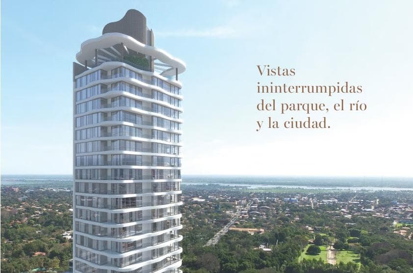 Departamento en venta 2 dormitorios barrio Mburucuyá Asunción Edif Jade Park