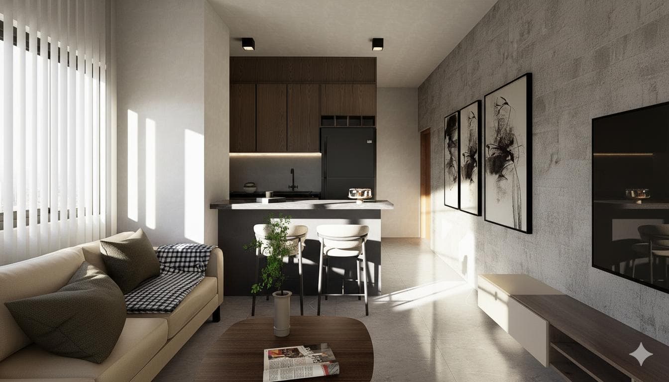 Departamento en venta 1 dormitorio en zona Conmebol Luque Edificio Brick — foto 4