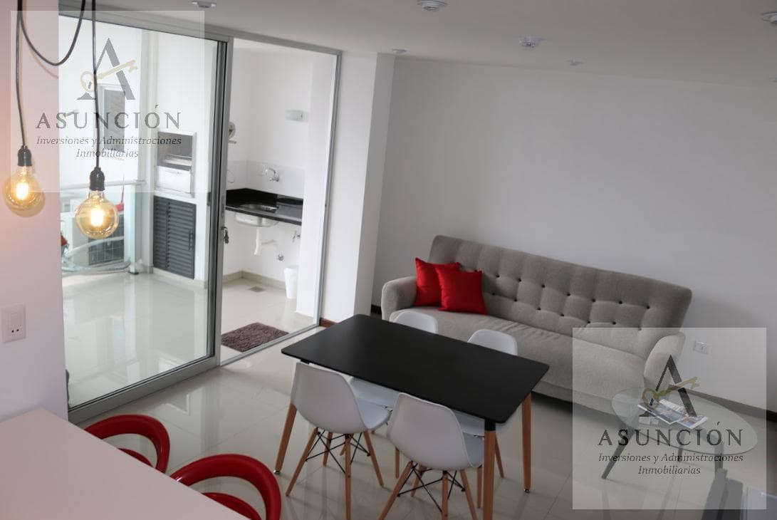1 Dormitorio amoblado con balcón y Parrilla — foto 3