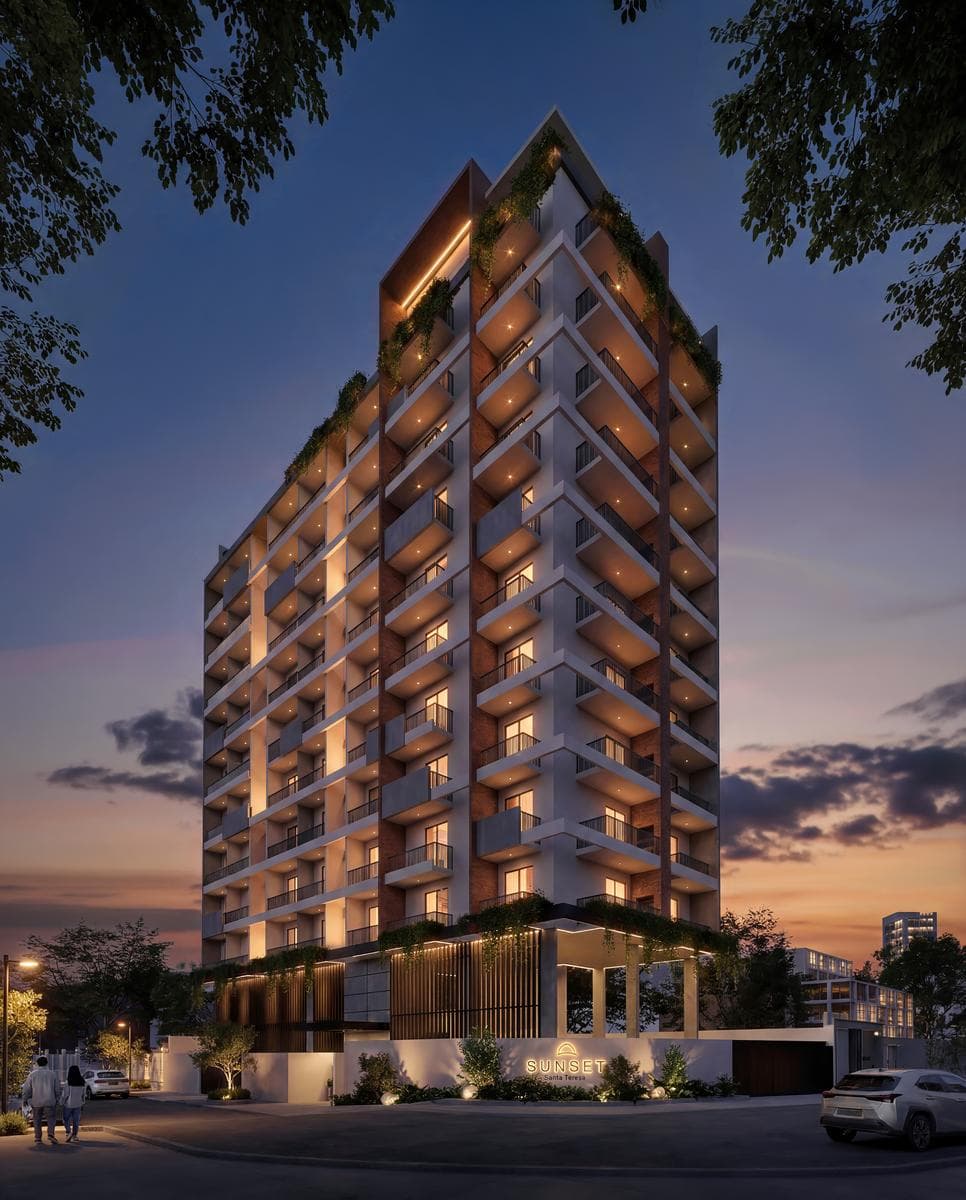 Departamento en venta monoambiente en Ycua Sati Asunción edificio Sunset Santa Teresa — foto 1
