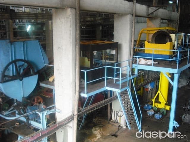 Maquinarias usadas de preparacion de caña y molienda 20 “X 36”. Azucarera