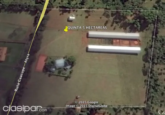 Quinta de 4,2 hectareas. Sobre ruta, compañia cabañas, caacupe, foto 3
