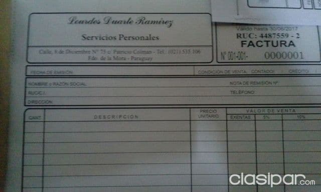 Facturas con Timbrado — foto 1