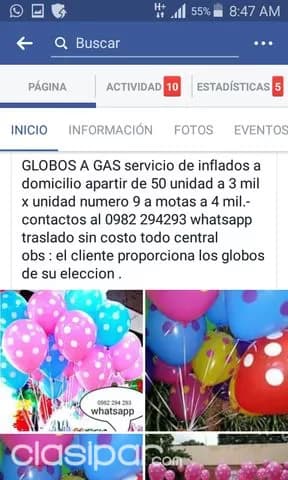 globos inflados a domicilo, foto 2