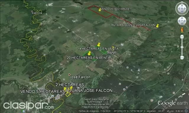Benjamin aceval - puerto falcon: 20 has. (fraccionables) - precio a convenir, foto 2
