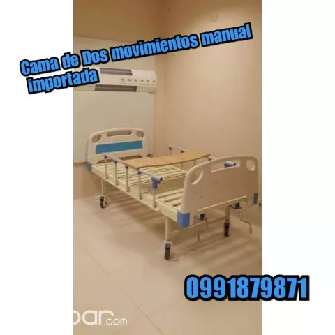 Cama hospitalaria de dos movimientos manual, foto 2