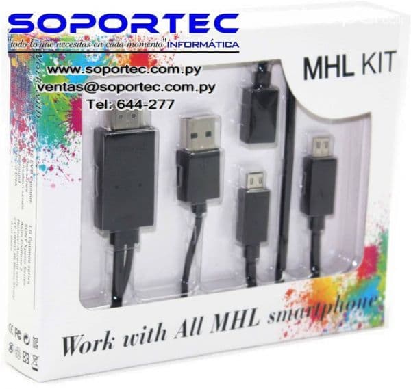 Disfruta del Fútbol Con El Cable MHL Para Celulares Samsung Mod. S3, S4, S5