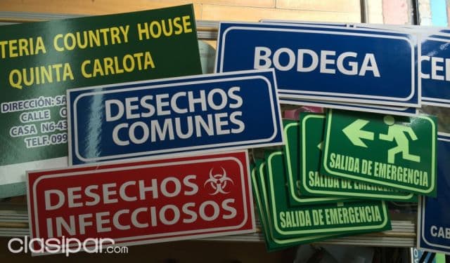 Carteles de señales para obras o guia de areas, foto 1