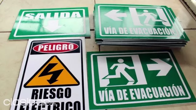 Carteles de señales para obras o guia de areas, foto 4