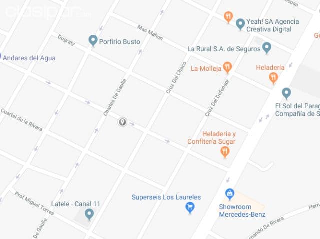terreno en Villa Morra - zona confitería Sugar