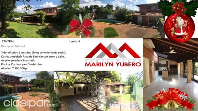 Atencion!! Alquilo casa en lambare de 3 dormitorios!...cod: Cl 636, foto 2