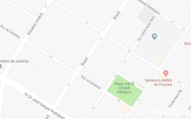 Terreno sobre la calle Brasil en el barrio San Roque