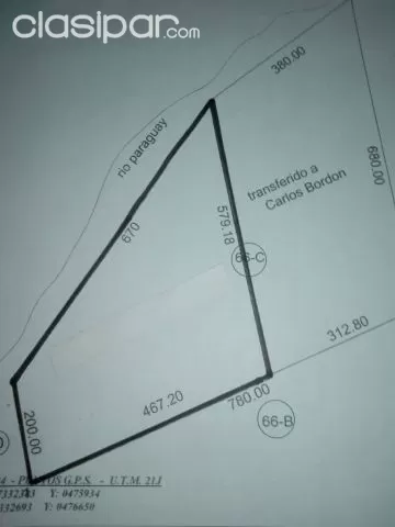 Pto antequera - san pedro: 40 hectáreas inigualables s/ río paraguay ideal p/ silos, foto 3