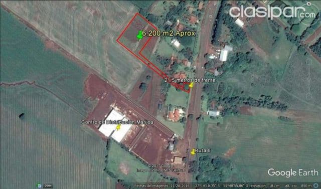 terreno de 6.200 m2 sobre ruta 6 en Capitan Miranda - Itapua, foto 1