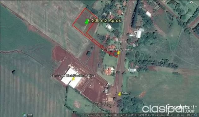 terreno de 6.200 m2 sobre ruta 6 en Capitan Miranda - Itapua, foto 2