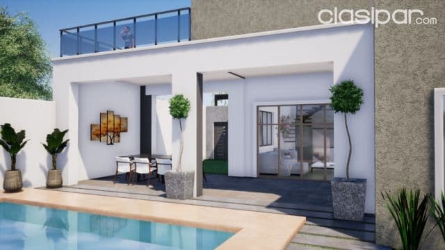 Vivienda modelo para construcción en barrio cerrado arapoty