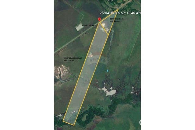 Propiedad de 87 hectareas sobre ruta 3 km 53 - 589,400 usd, foto 1