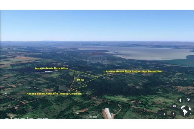 19 hectareas en San Bernardino a solo $2/m² 400,000 usd paraguay cordillera san ber, foto 2