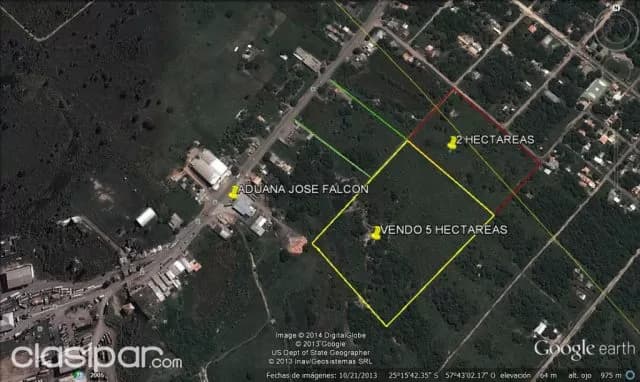 Chacoí, prox. Pto falcón: Inigualable 72.300 m2, ideal p/ loteamientos, des. Inmobiliarios — foto 2
