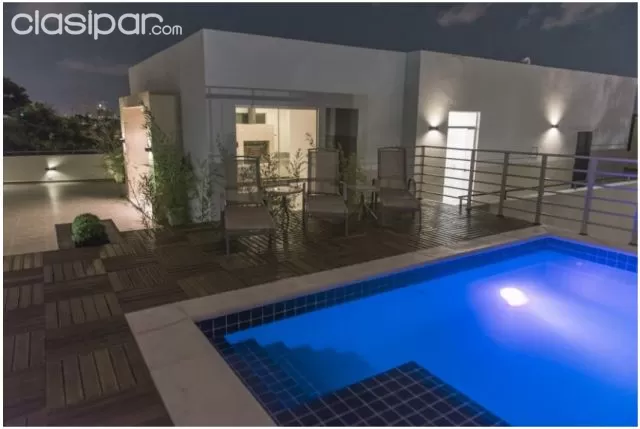 Edificio motta (Villa Morra): Elegantes departamentos, 2 dormitorios, quincho, piscina, foto 5