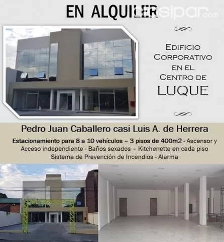 Luque: 400 m2, edificio corporativo ideal para empresas, 65.000.000 gs, foto 2