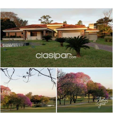 Lambaré, yacht y golf club: Soñada residencia, 4.800 m2 s/ campos de golf, 4 suites