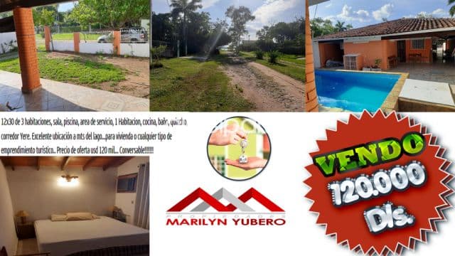 hermosa casa en Sanber.. Excelente ubicación a mts del lago COD: CL 715