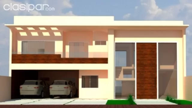 Luque (conmebol): 360m2, elegante residencia a estrenar, 4 dormitorios, jardín, piscina — foto 3