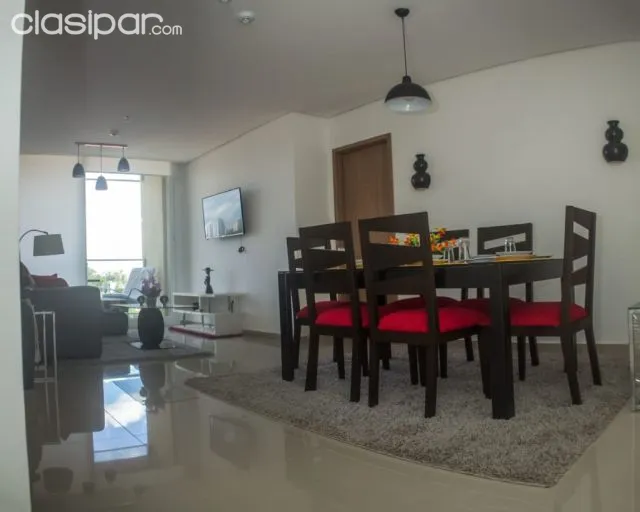 Prox. Shop del sol, wtc: Totalmente amoblado, 2 dormitorios + piscina - 1.000 usd — foto 2