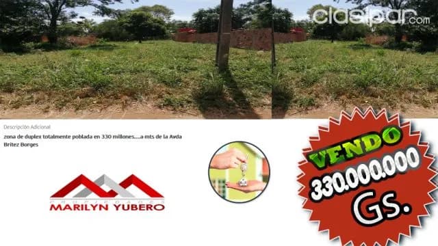 terreno en laurelty Luque 12x48..zona de duplex COD:CL720 — foto 2