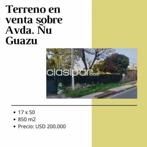 S/ avda. Ñu guazú: Único!! – 850m2 ideales p/ depositos c/ proyecto y planos incluidos