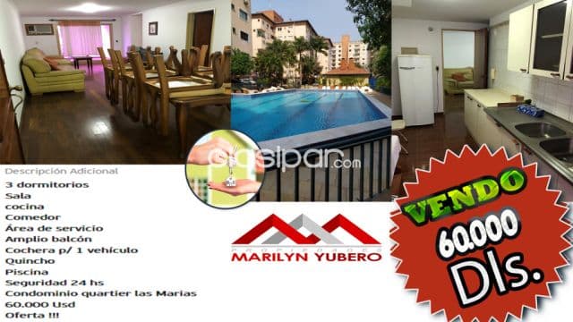 Departamento de 3 dormitorios COD: CL 728