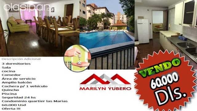 Departamento de 3 dormitorios COD: CL 728, foto 2