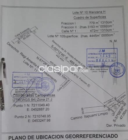 Luque –limpio: 3,5 has ideales (fraccionables) p/ emprendimientos industriales y mixtos — foto principal