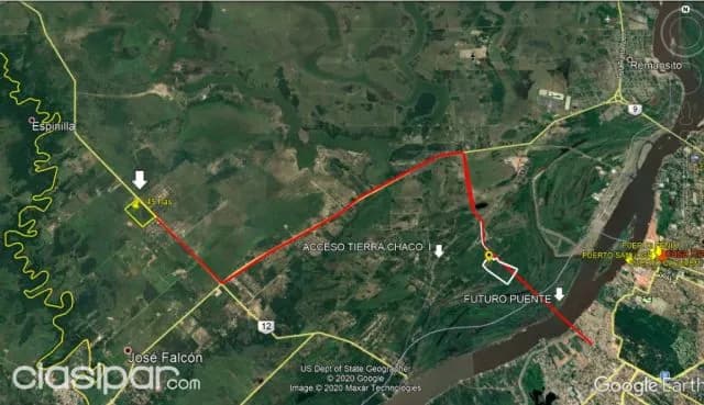 Colonia falcon s/ruta asfaltada: 45 hectareas p/ desarrollos inmobiliarios, loteamientos — foto 3